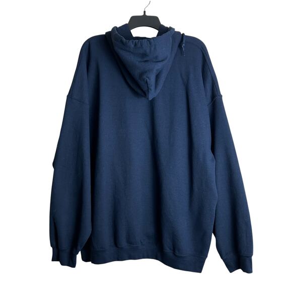 Gildan 3XL New England Patriots Hoodie Sweatshirt Men's Navy Blue Goat - Picture 4 of 5